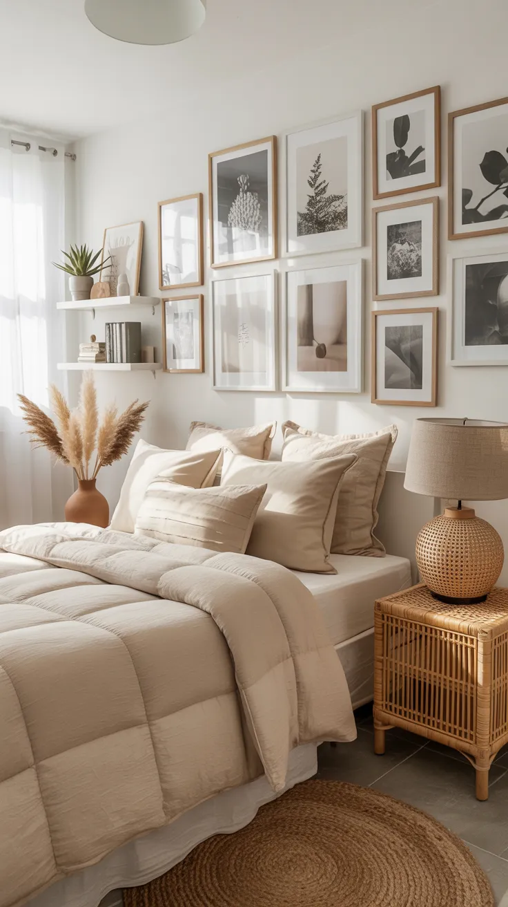 Small bedroom decor ideas with stylish space-saving furniture and modern small room decor design inspiration