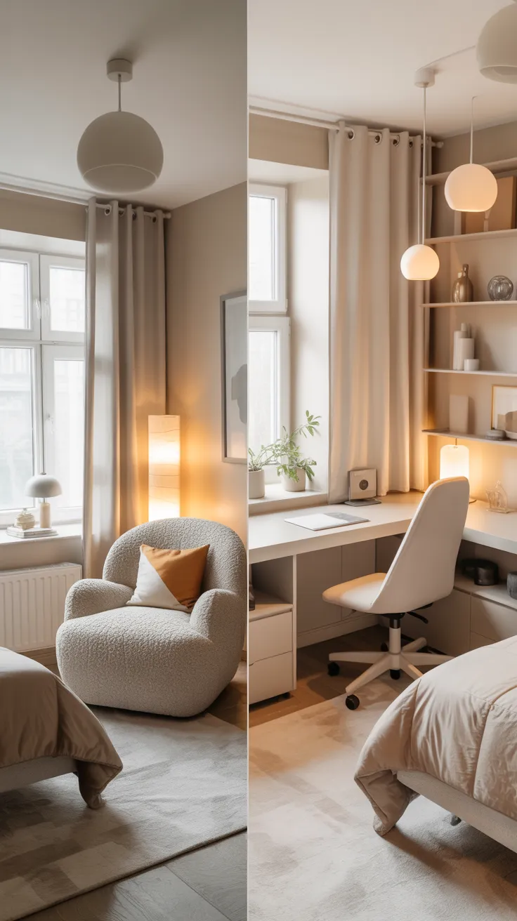Bedroom decor ideas for couples featuring cozy, modern, and stylish shared bedroom design inspiration