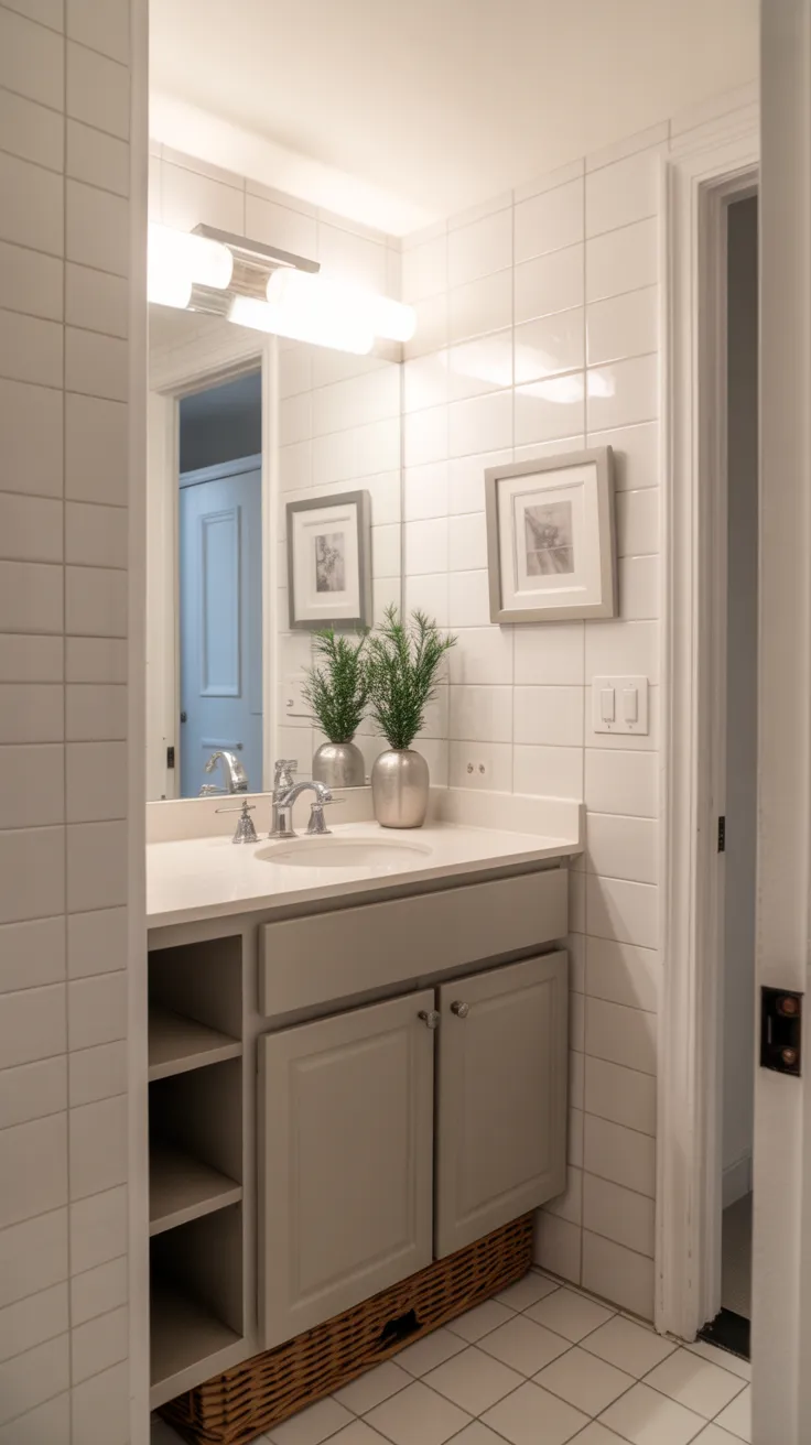 Half bathroom ideas featuring stylish space-saving decor and modern powder room design inspiration