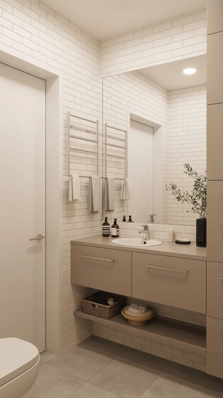 Half bathroom ideas featuring stylish space-saving decor and modern powder room design inspiration
