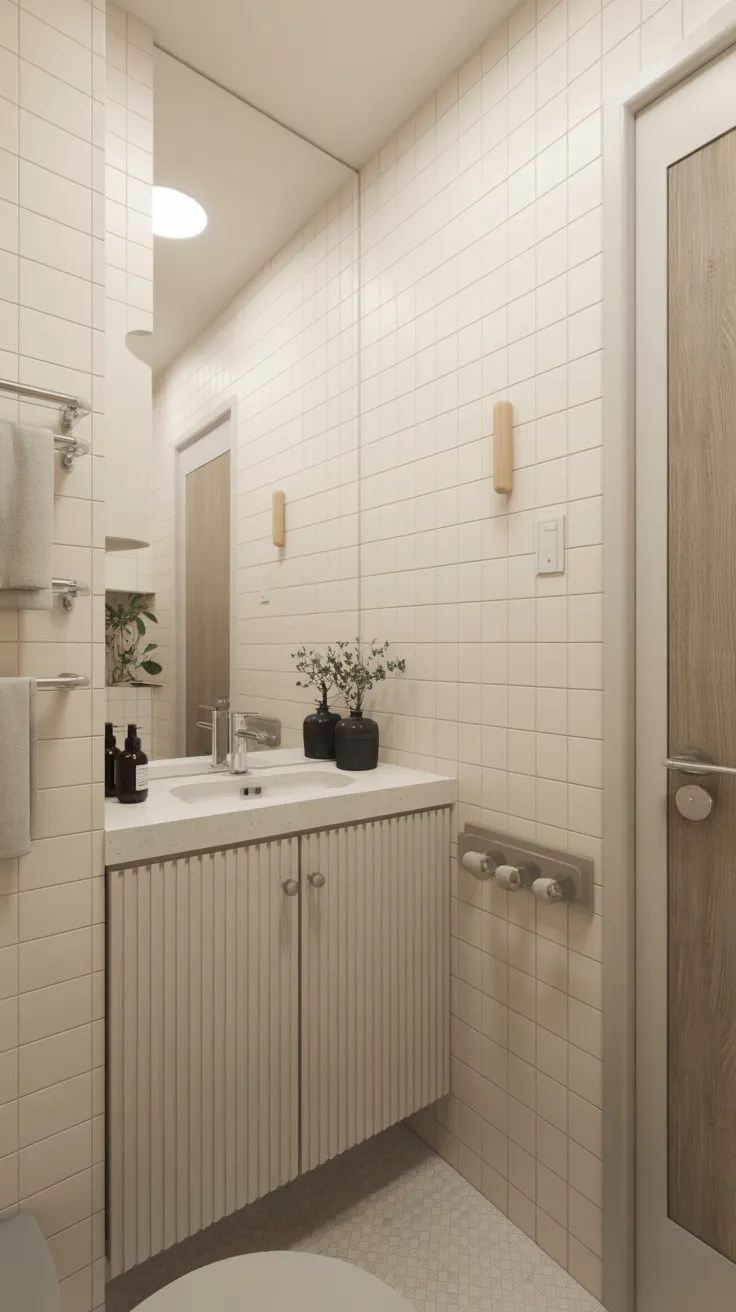 Half bathroom ideas featuring stylish space-saving decor and modern powder room design inspiration