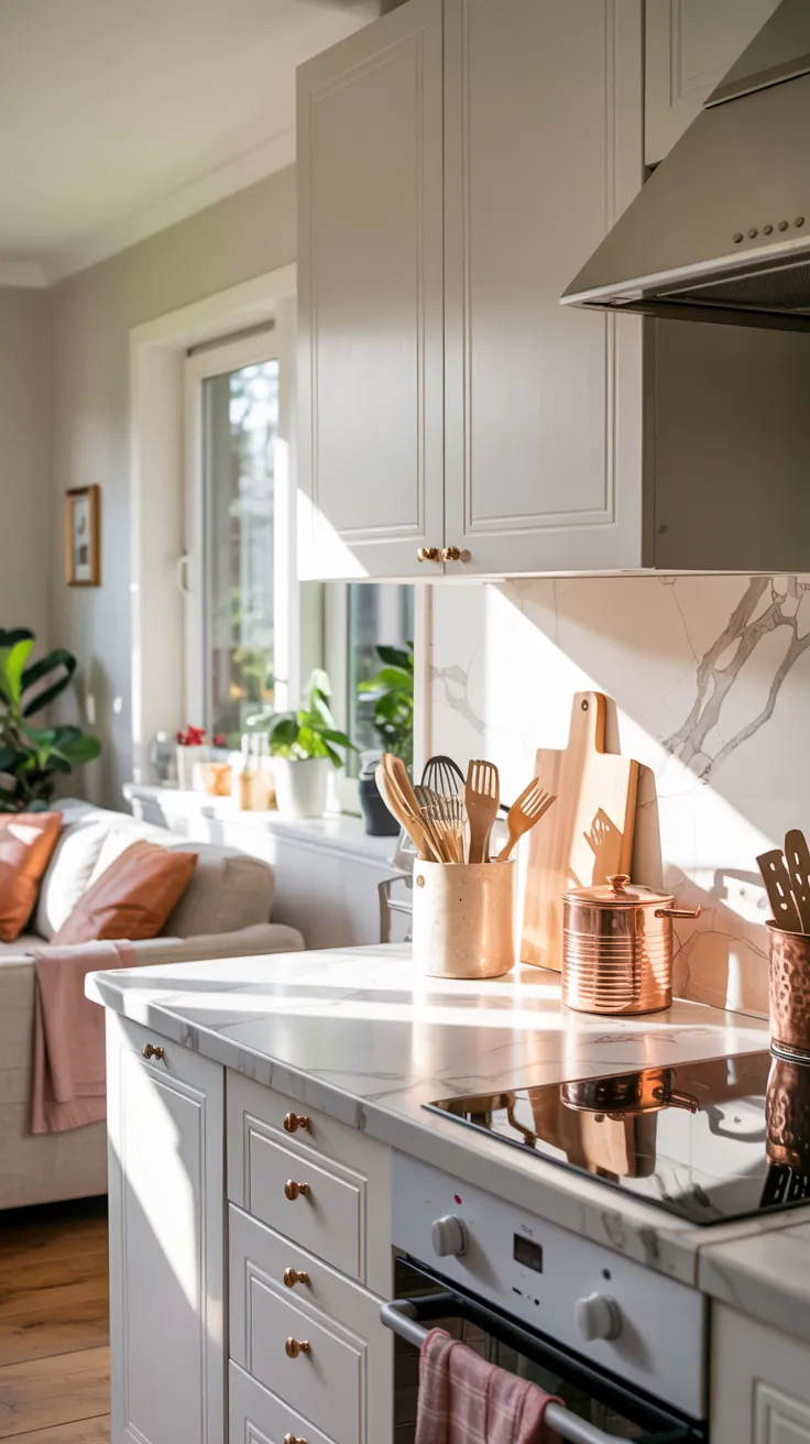 Modern kitchen showcasing stylish countertop ideas with functional, elegant, and contemporary interior design
