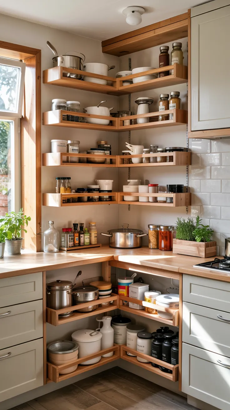 Compact modern kitchen showcasing smart small kitchen ideas with space-saving layout and stylish organization