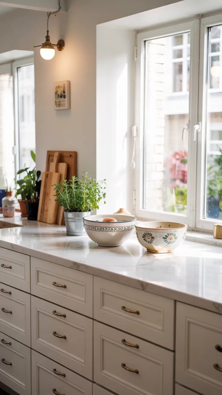 Compact modern kitchen showcasing smart small kitchen ideas with space-saving layout and stylish organization