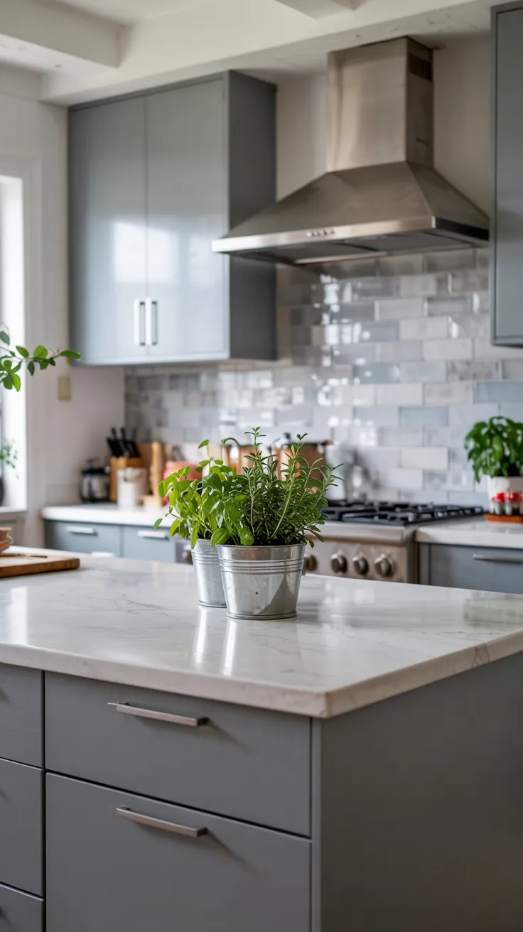 Compact modern kitchen showcasing smart small kitchen ideas with space-saving layout and stylish organization