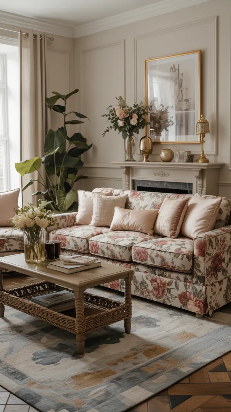 Traditional living room ideas featuring classic furniture, warm decor, and timeless elegant home interior design inspiration