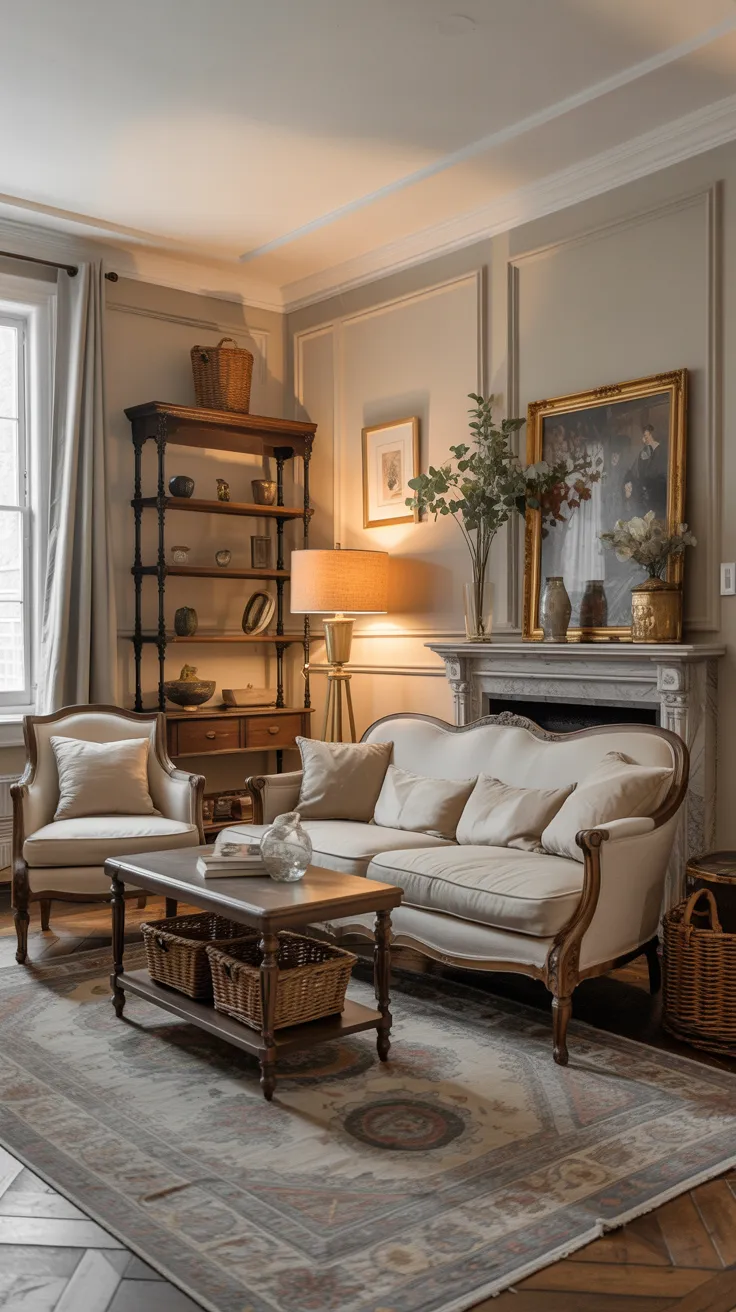 Traditional living room ideas featuring classic furniture, warm decor, and timeless elegant home interior design inspiration