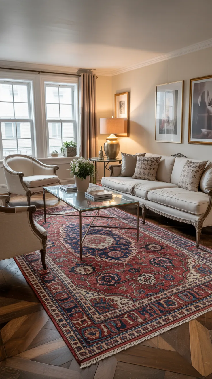 Traditional living room ideas featuring classic furniture, warm decor, and timeless elegant home interior design inspiration