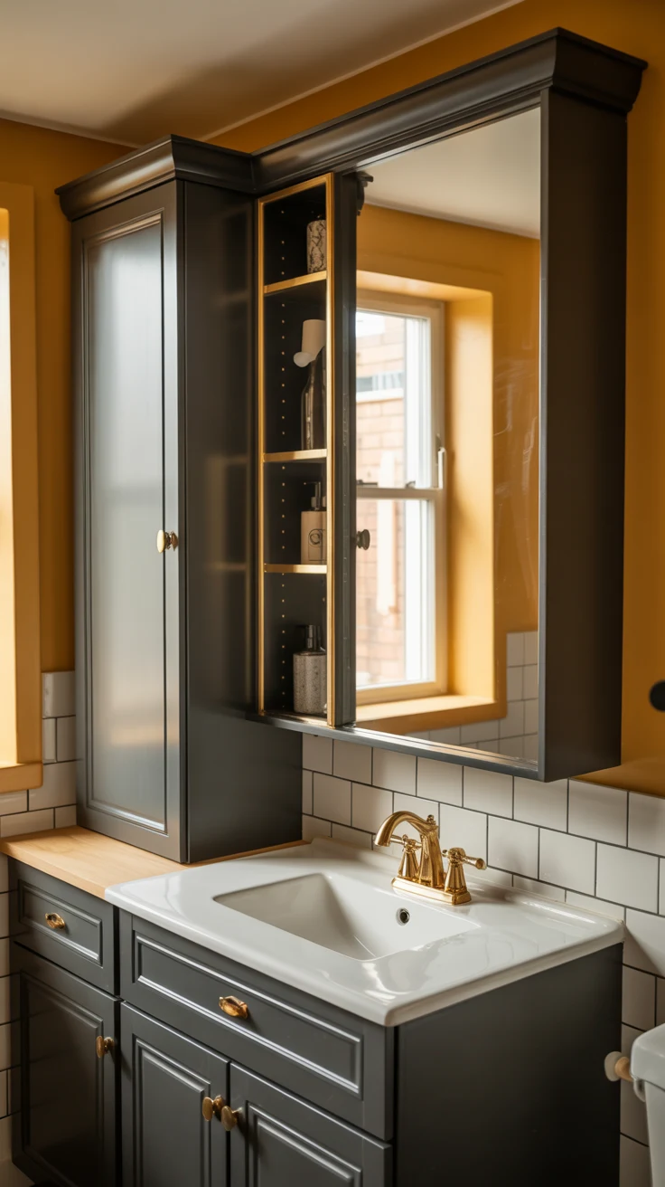 Bathroom cabinet ideas with modern storage and stylish design