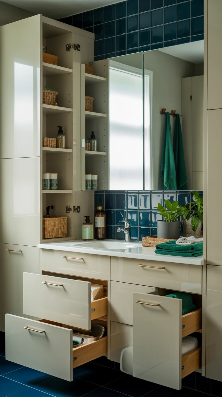 Bathroom cabinet ideas with modern storage and stylish design