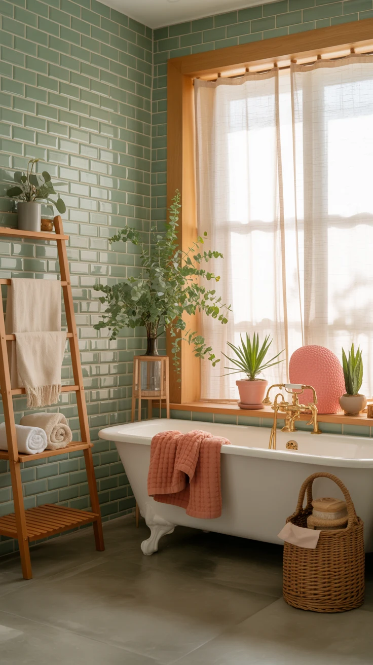 cozy stylish bathroom decor