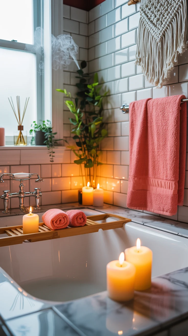 cozy stylish bathroom decor