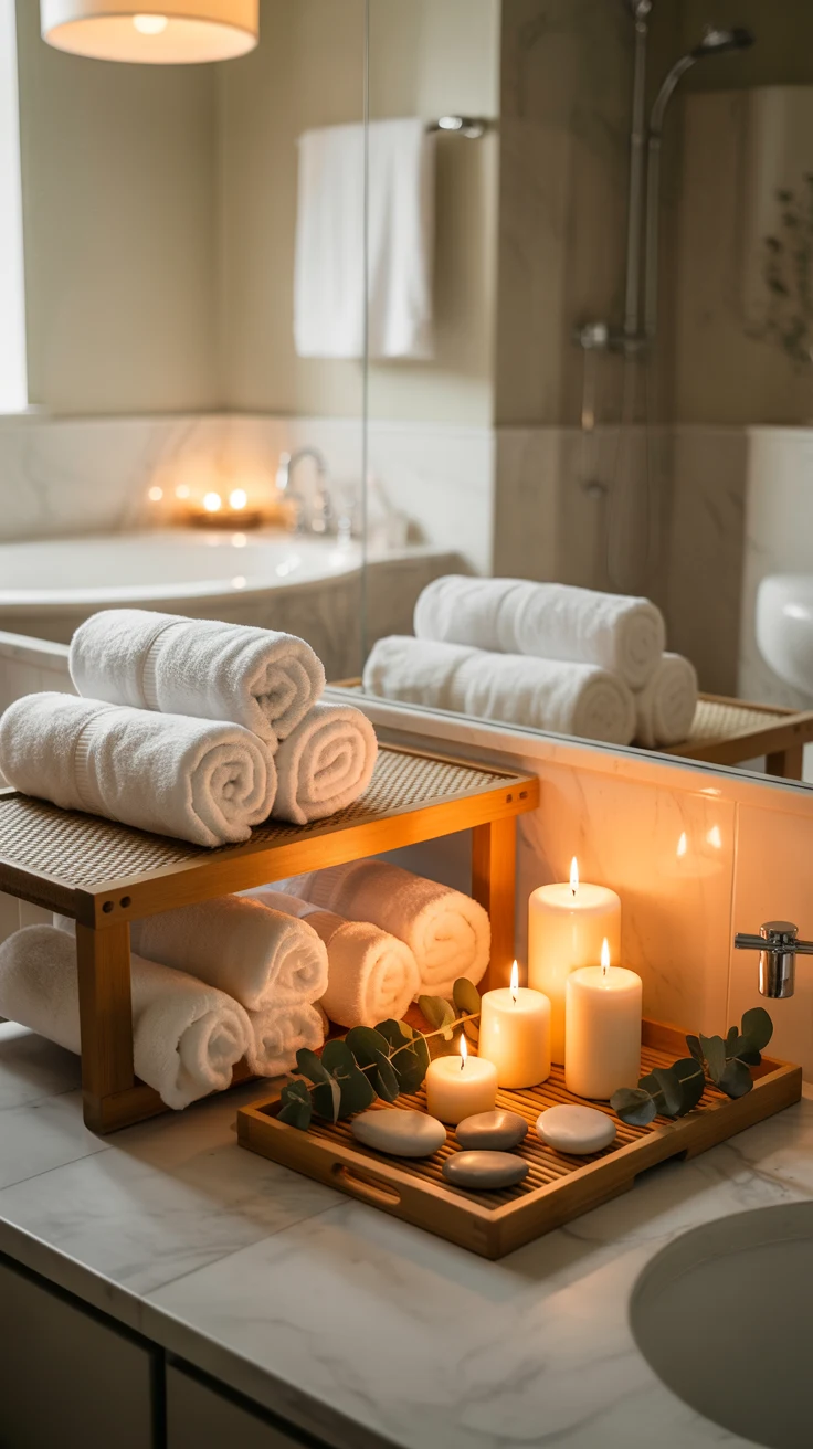 cozy stylish bathroom decor