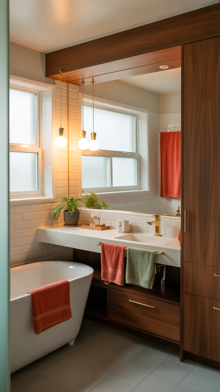 cozy stylish bathroom decor