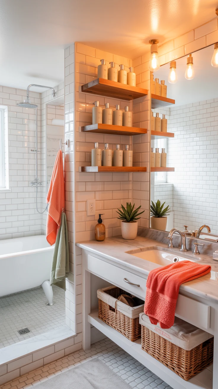 cozy stylish bathroom decor