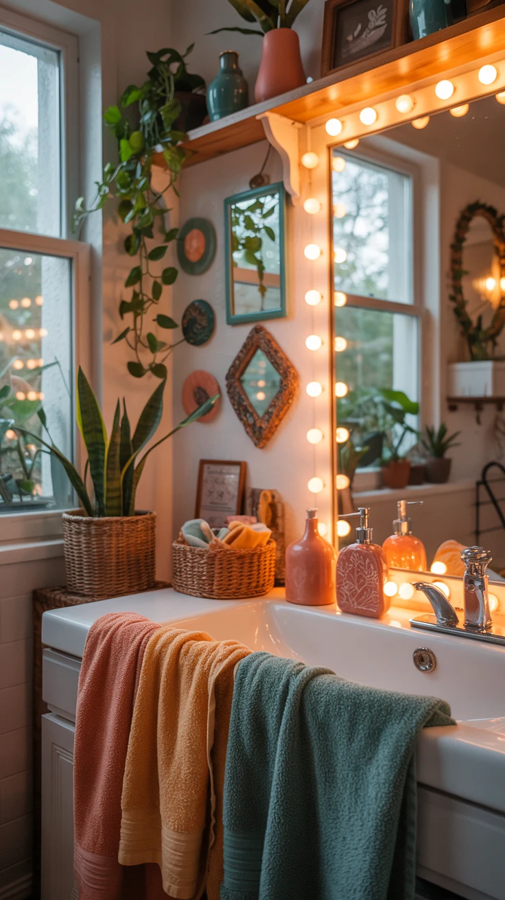 cozy stylish bathroom decor