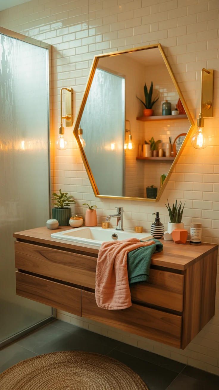 cozy stylish bathroom decor