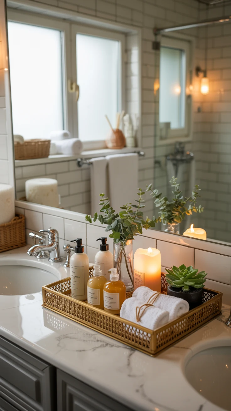 cozy stylish bathroom decor