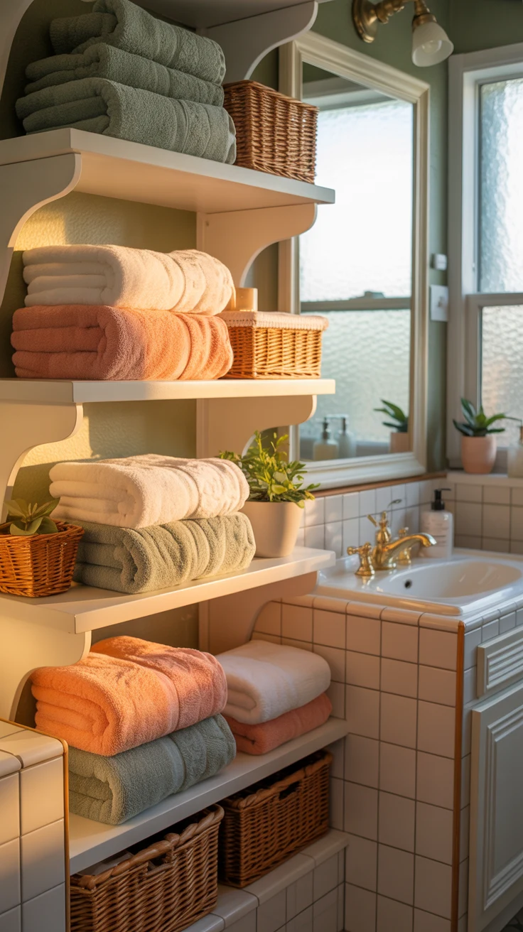 cozy stylish bathroom decor