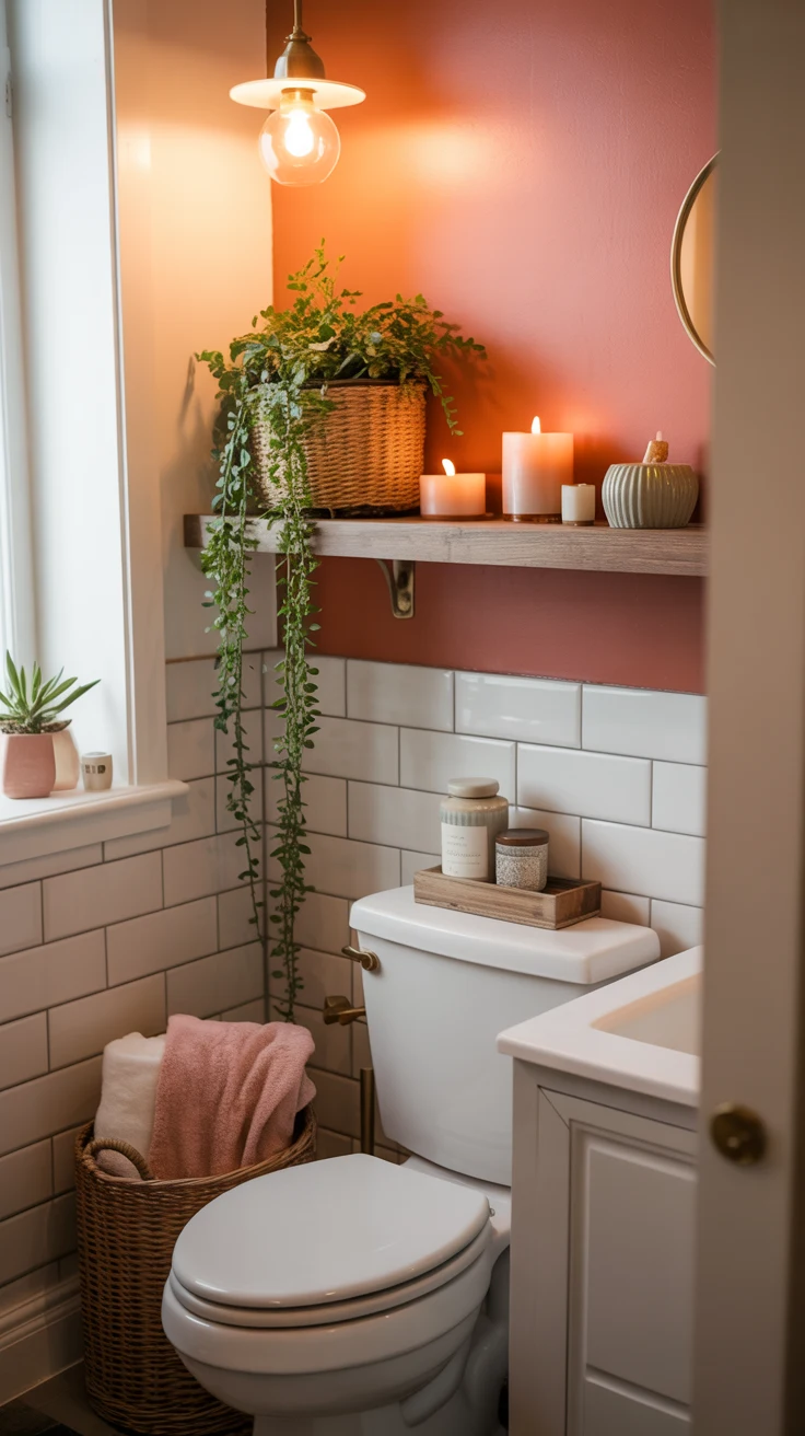 cozy stylish bathroom decor