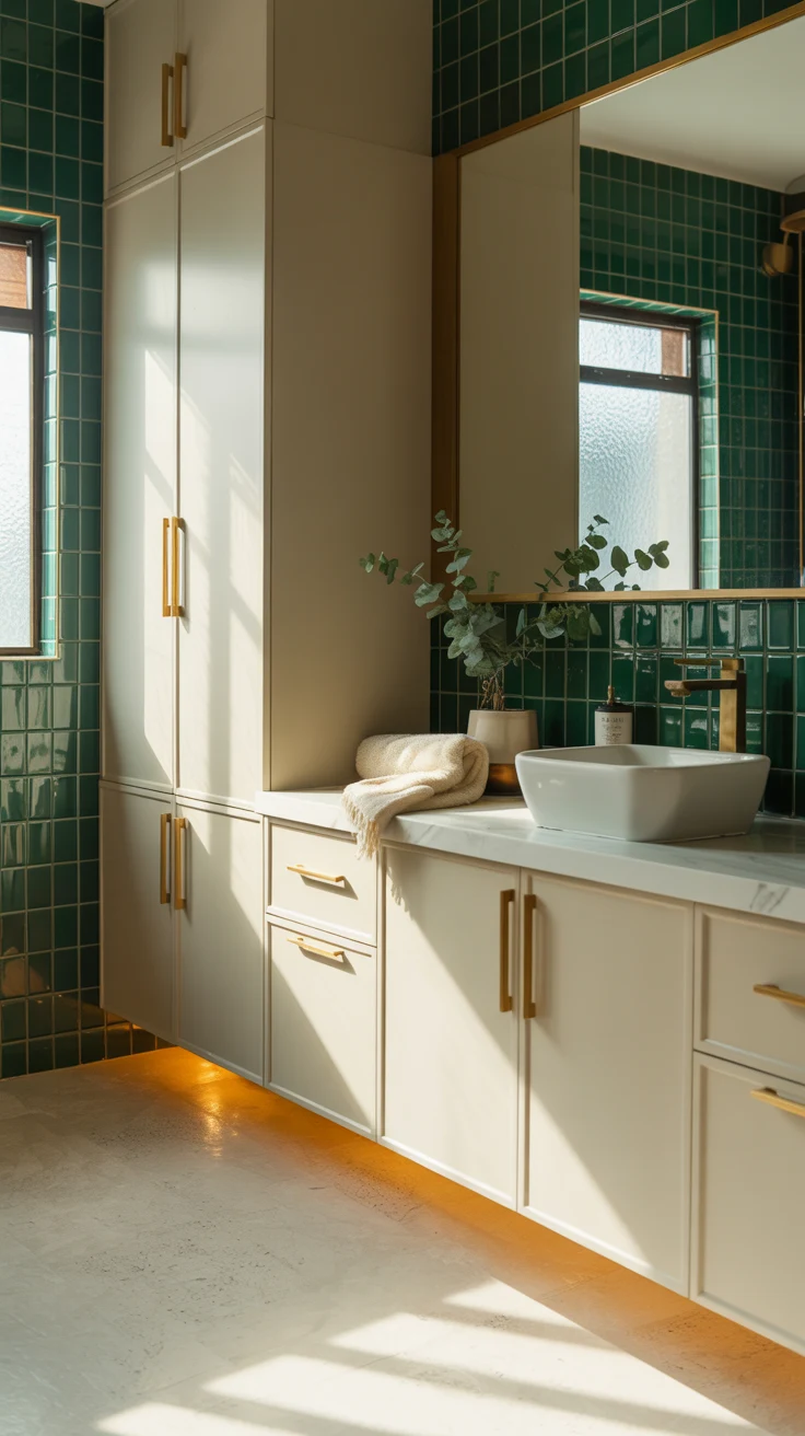 stylish modern bathroom remodel with, vibrant colors