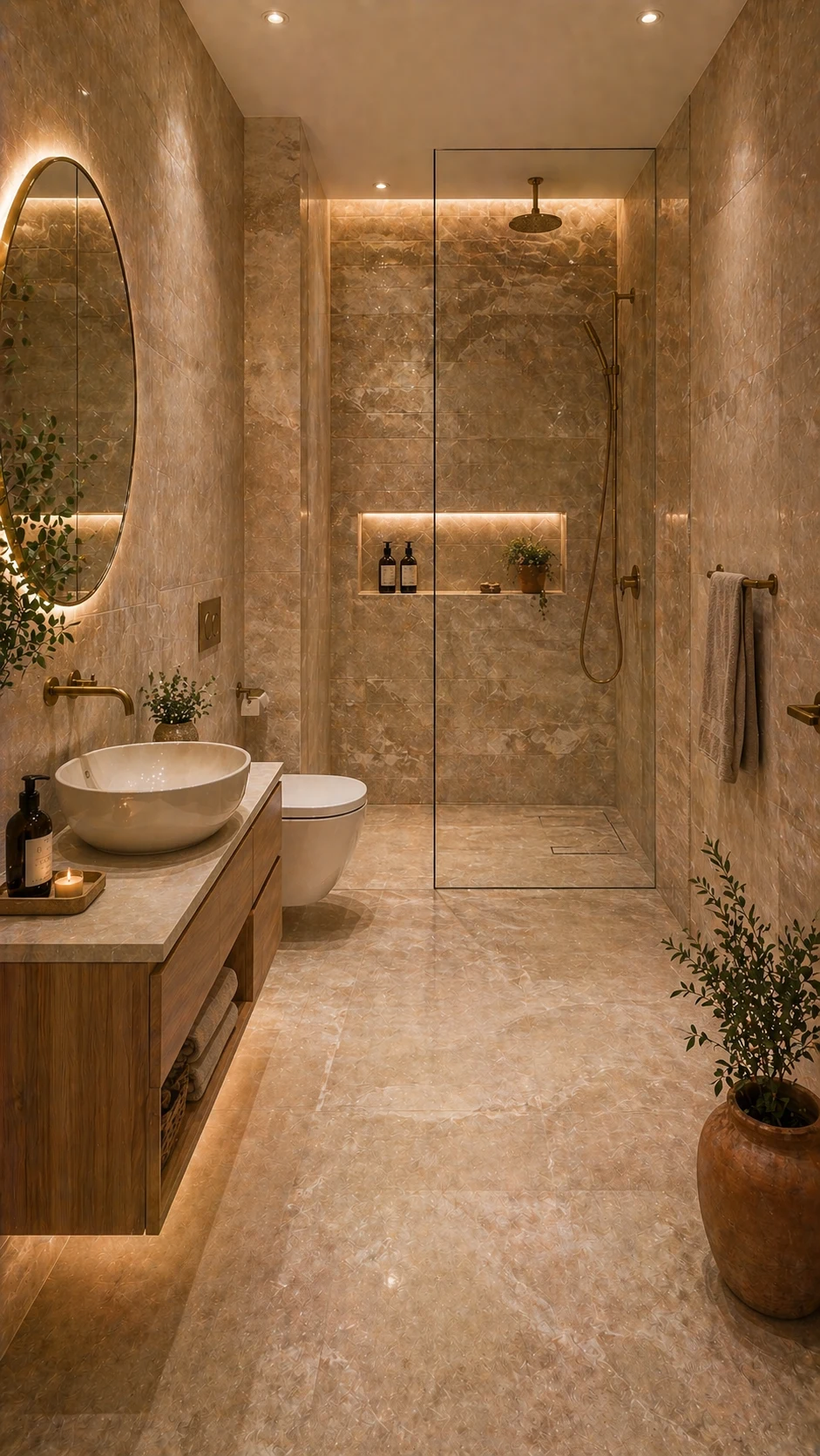 modern bathroom tile design 