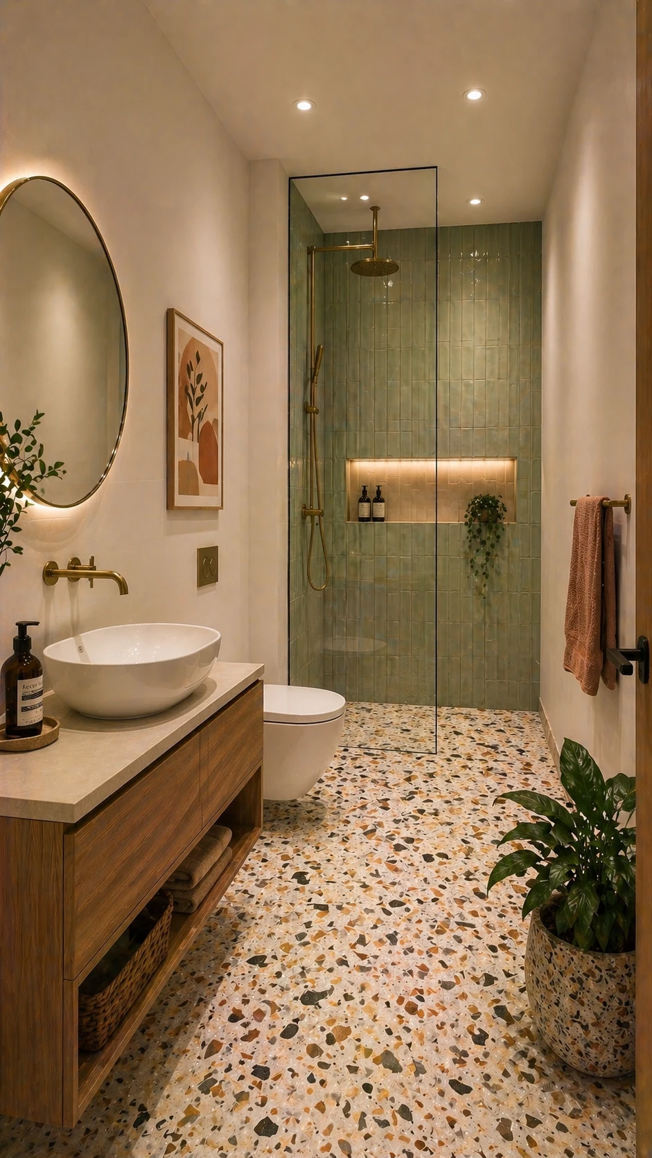 modern bathroom tile design 