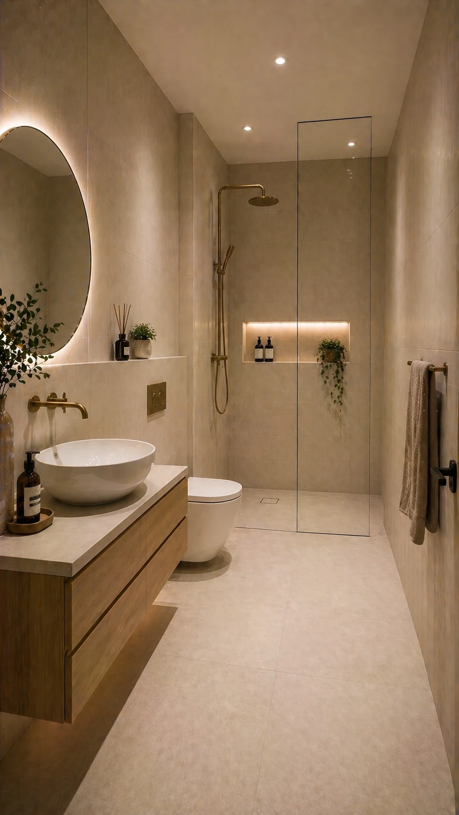 modern bathroom tile design 