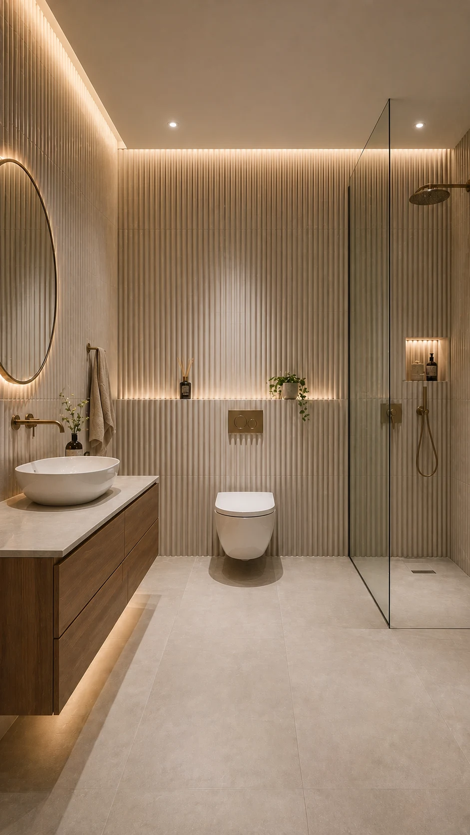 modern bathroom tile design 