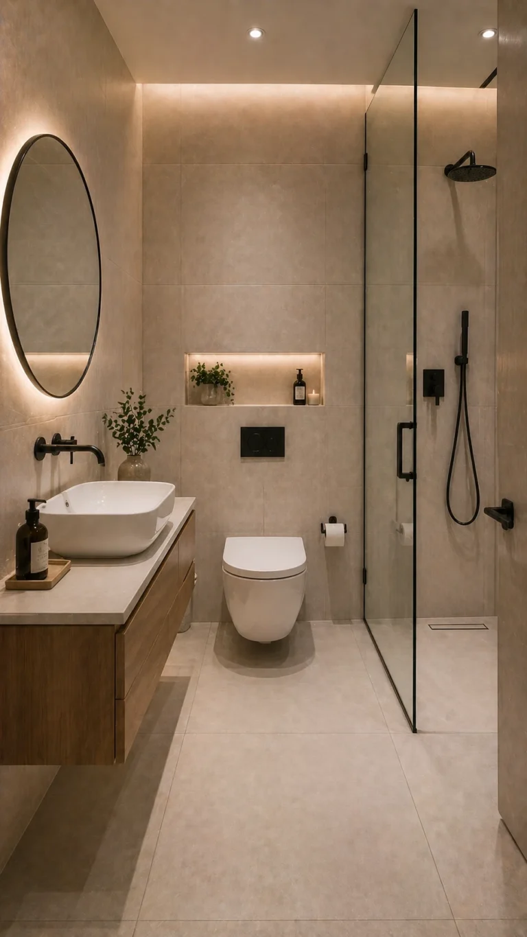 modern bathroom tile design