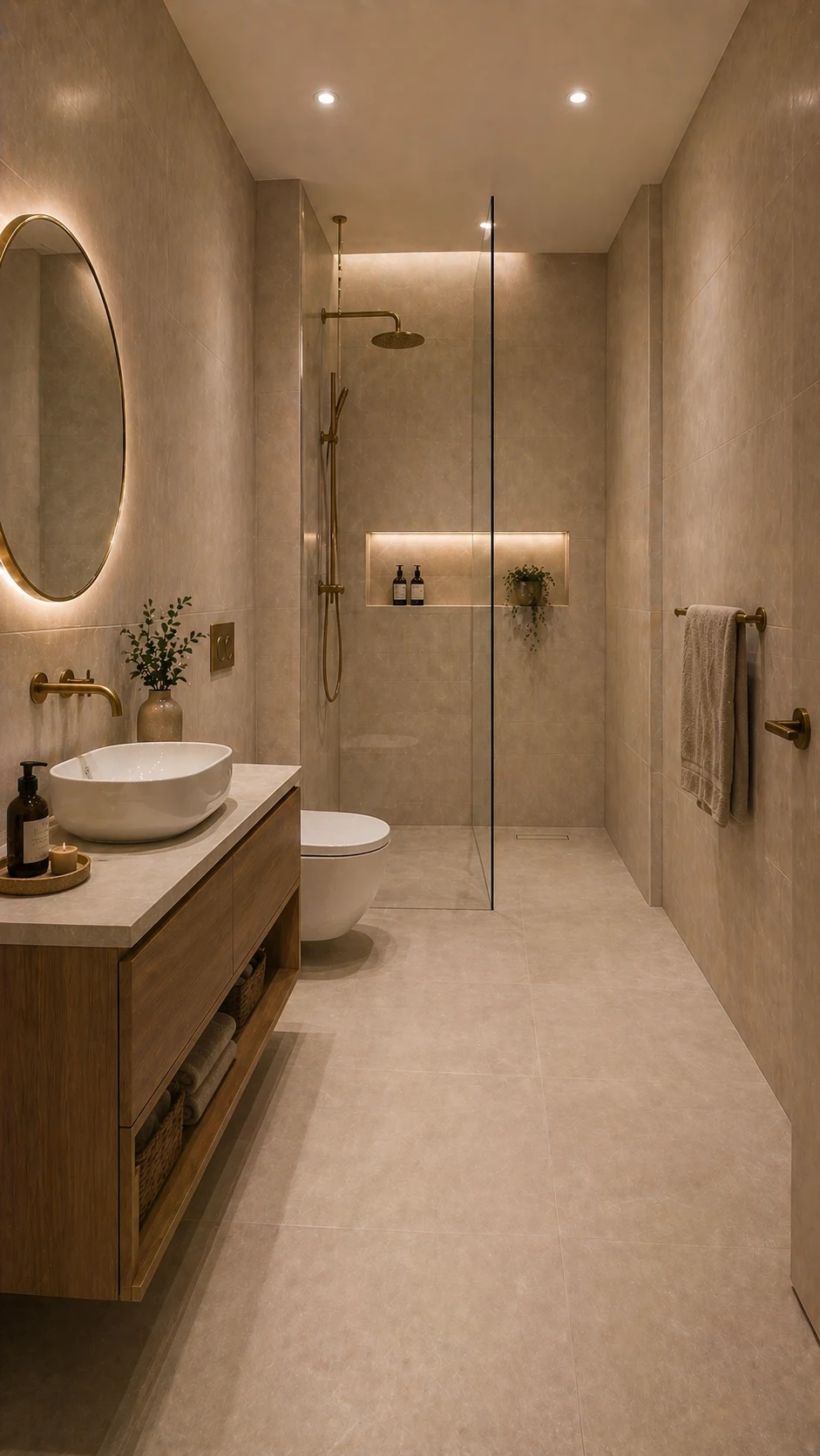 modern bathroom tile design 