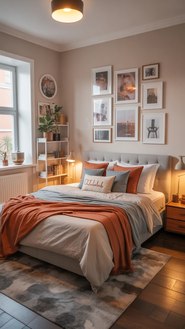 cozy bedroom decor warm lighting