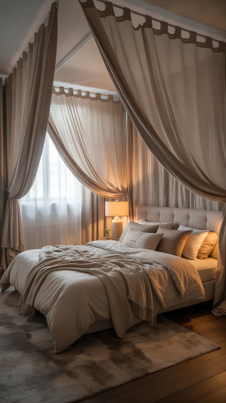 cozy bedroom decor warm lighting