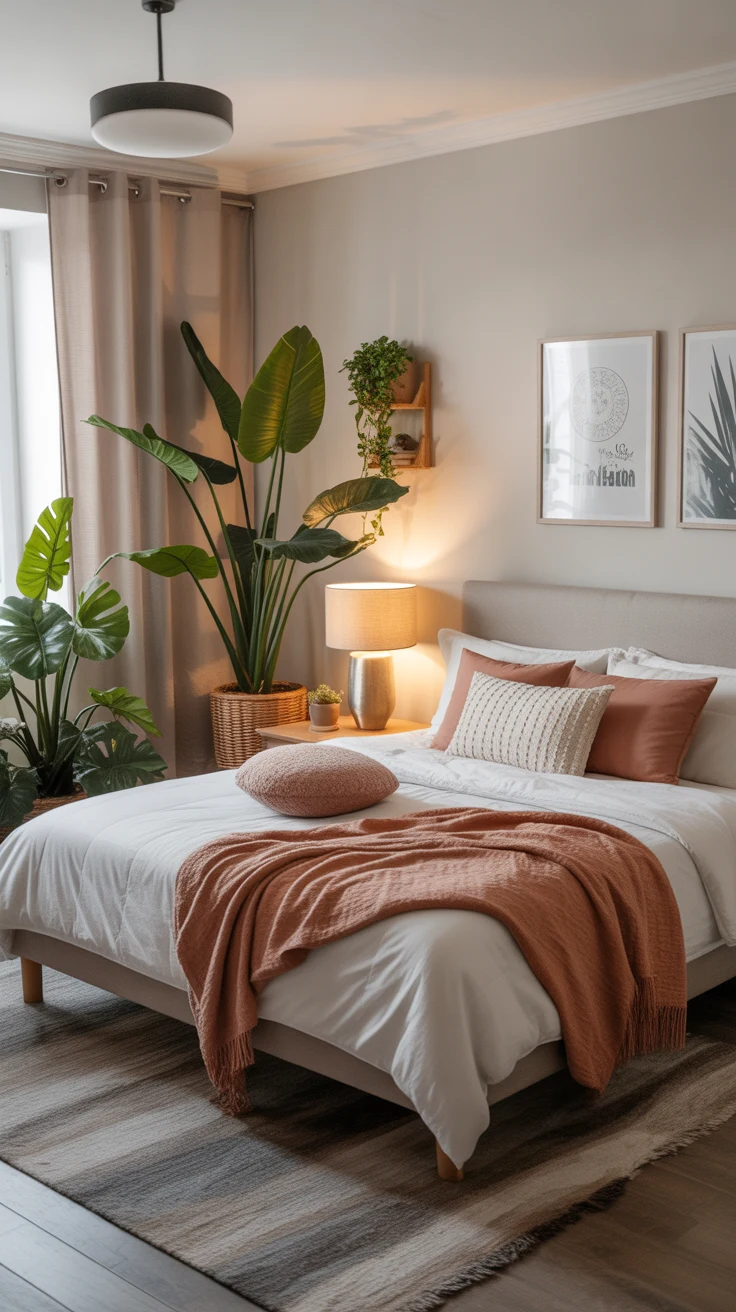 cozy bedroom decor warm lighting