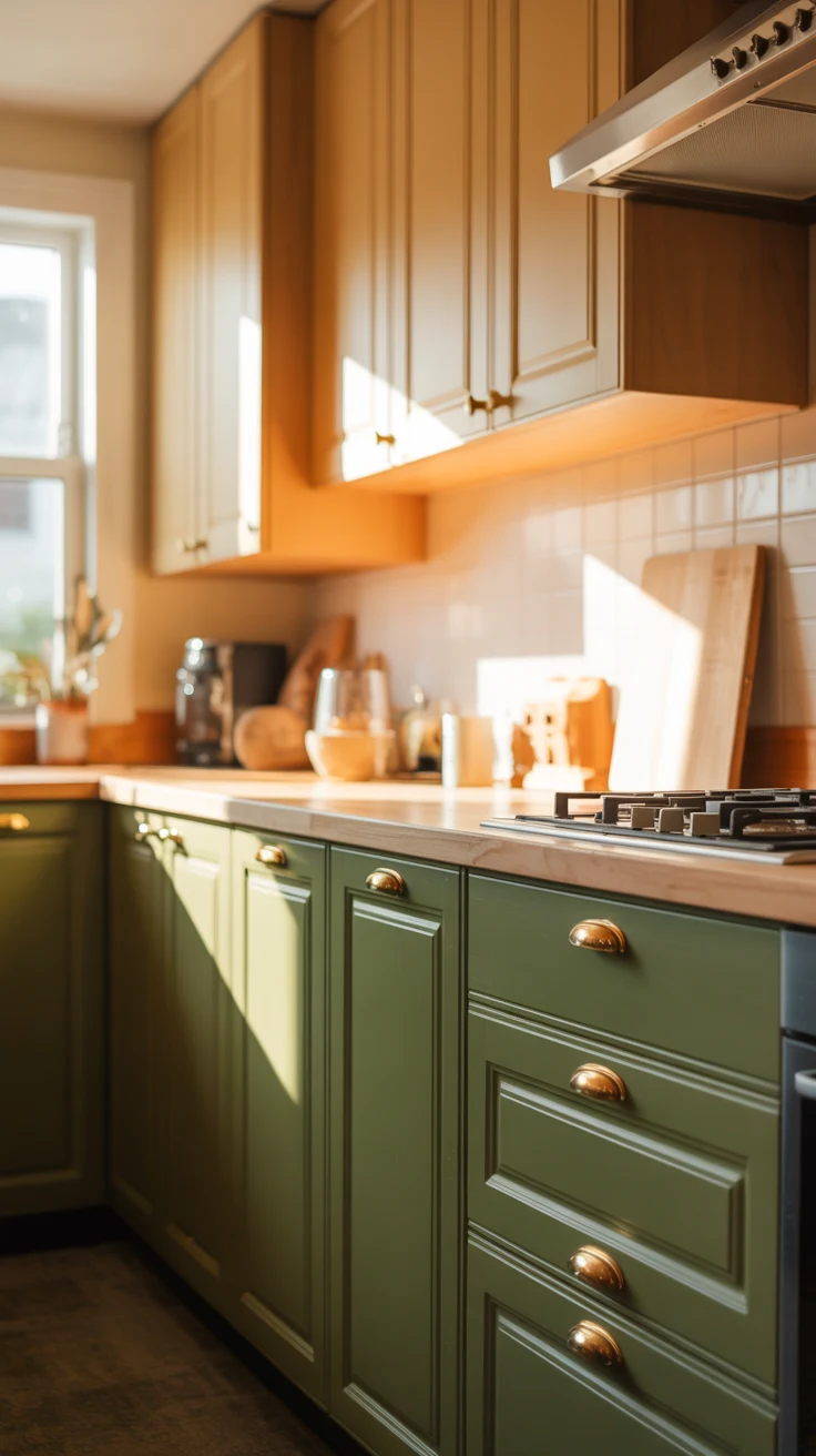 Earthy kitchen ideas with warm tones and natural design