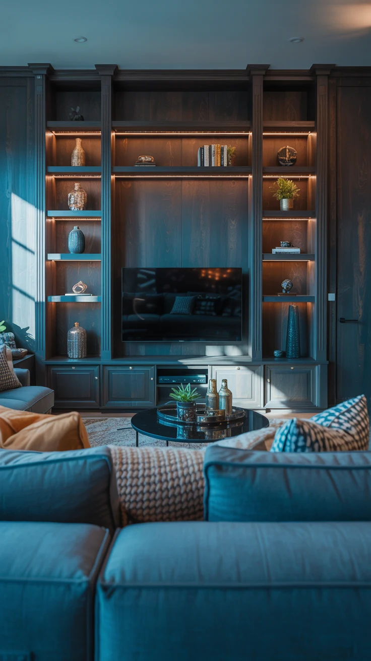 Living room TV wall ideas with modern and stylish design