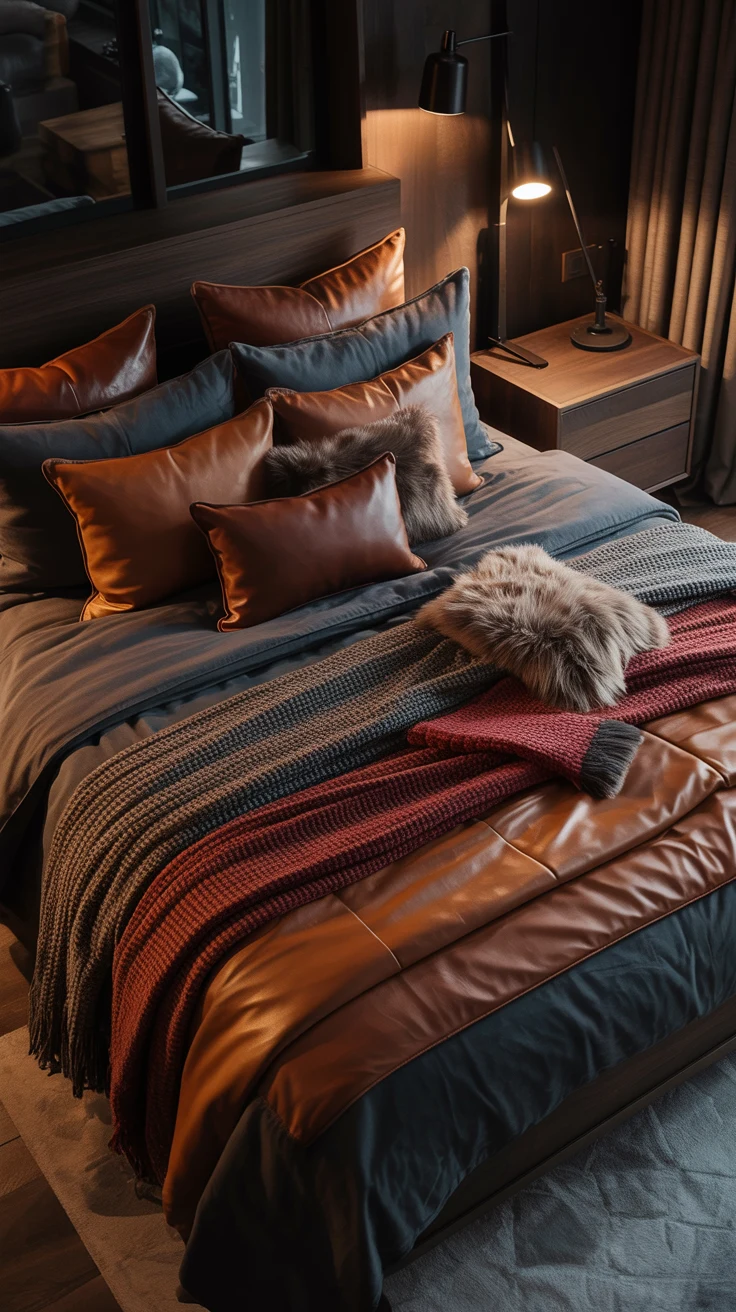 Masculine bedroom ideas with modern design 