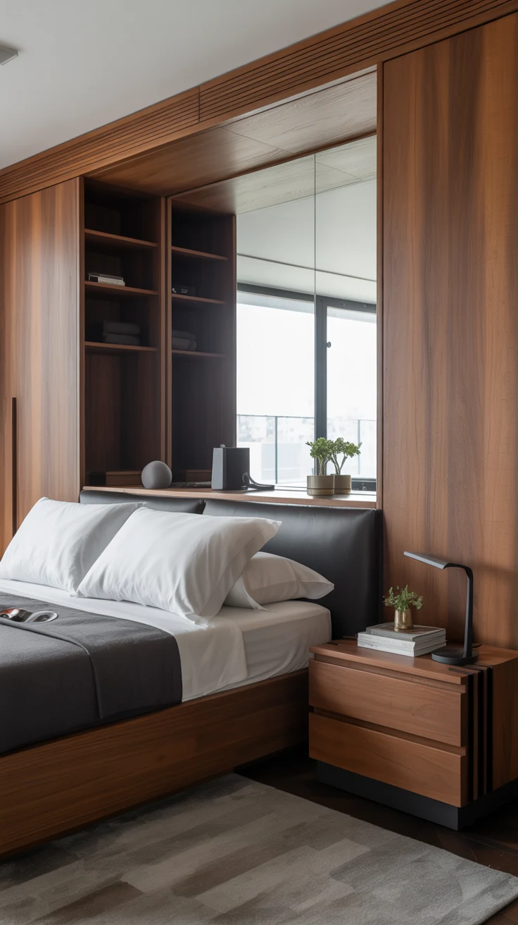 Masculine bedroom ideas with modern design 
