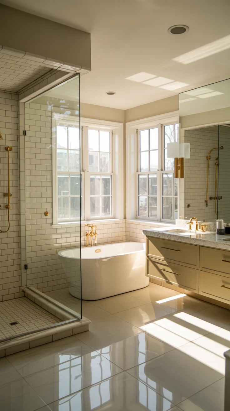 Luxury master bathroom ideas with modern and spa-like design