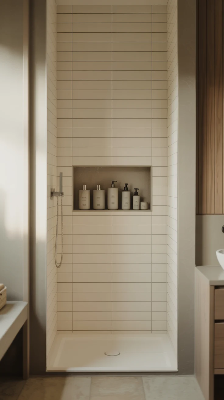 Minimalist bathroom design with modern clean aesthetic