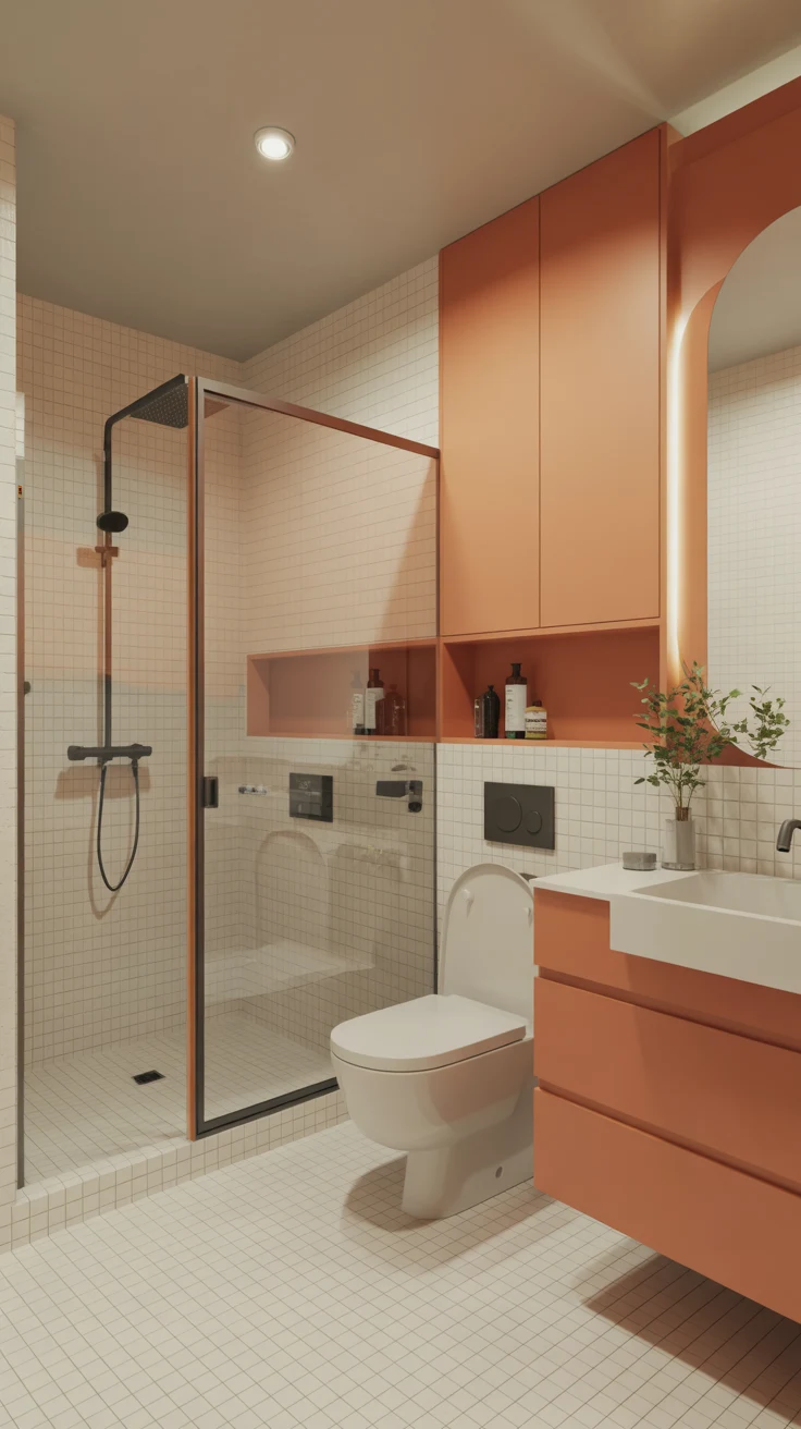modern bathroom design cozy