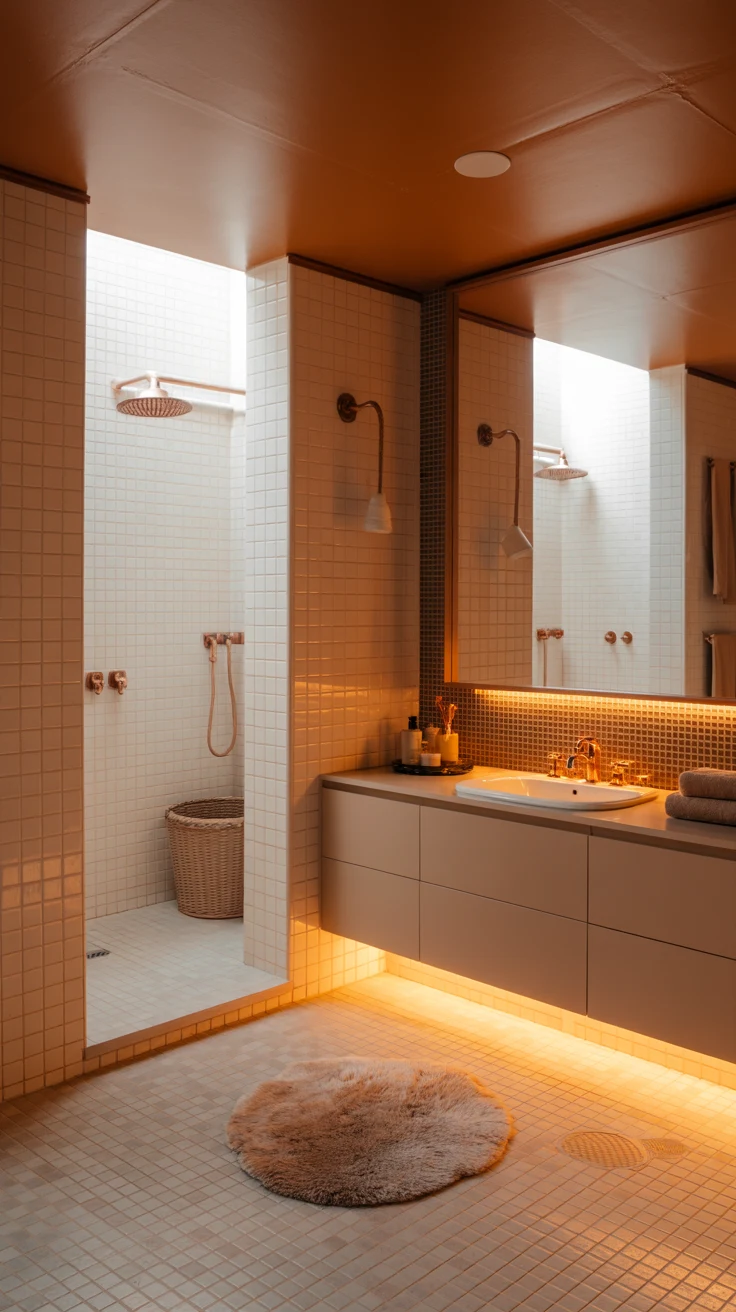 modern luxury bathroom design with stylish decor 