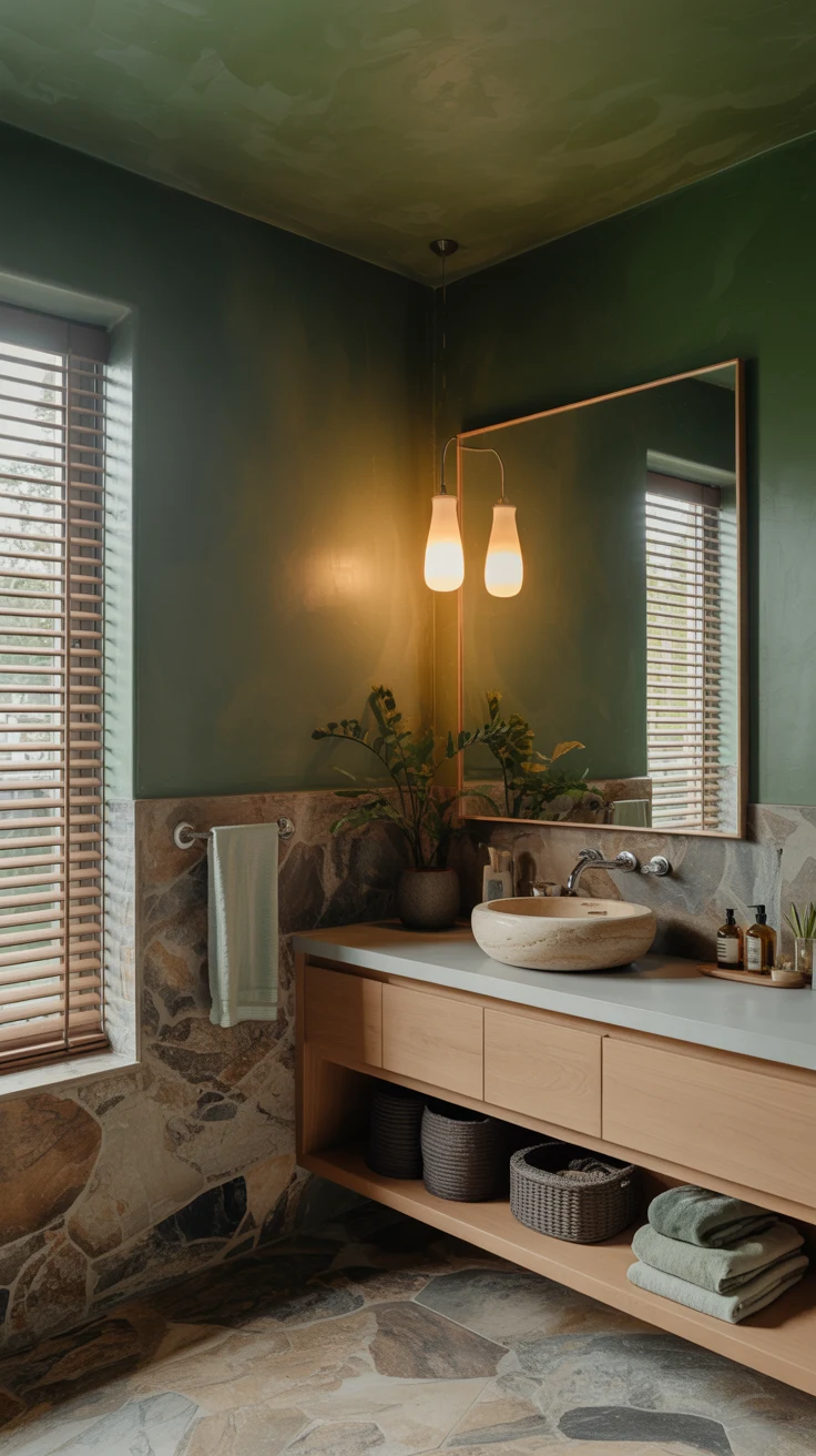 modern luxury bathroom design with stylish decor 