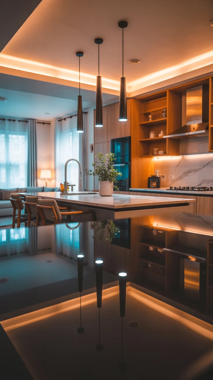Open kitchen ideas with modern and stylish layout design