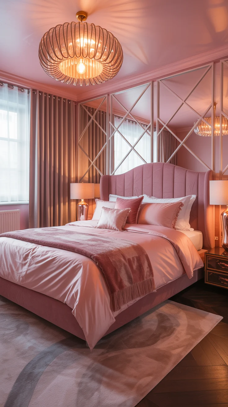 Cozy pink bedroom inspiration