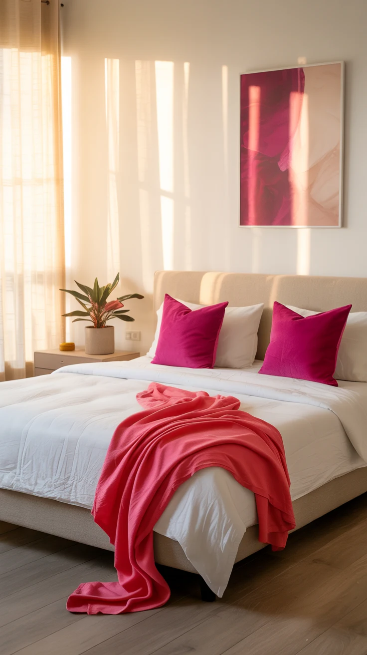 Cozy pink bedroom inspiration