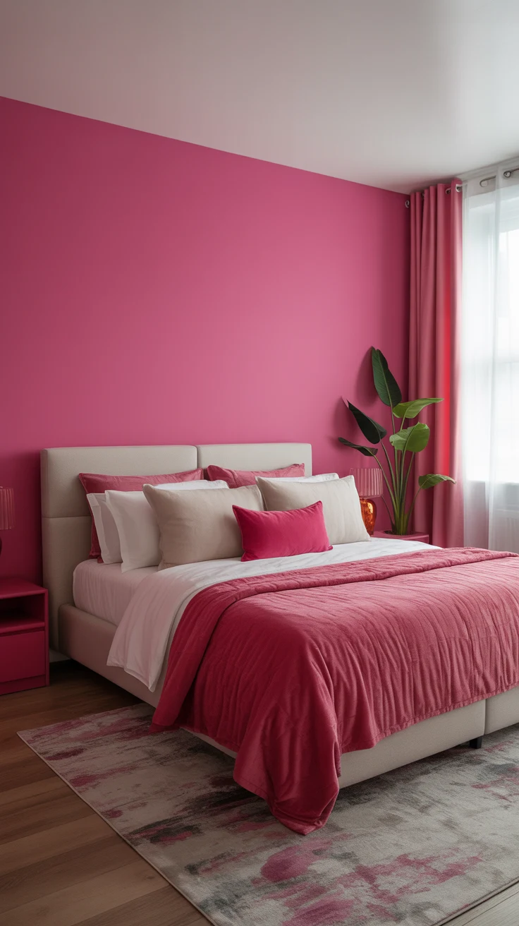 Cozy pink bedroom inspiration