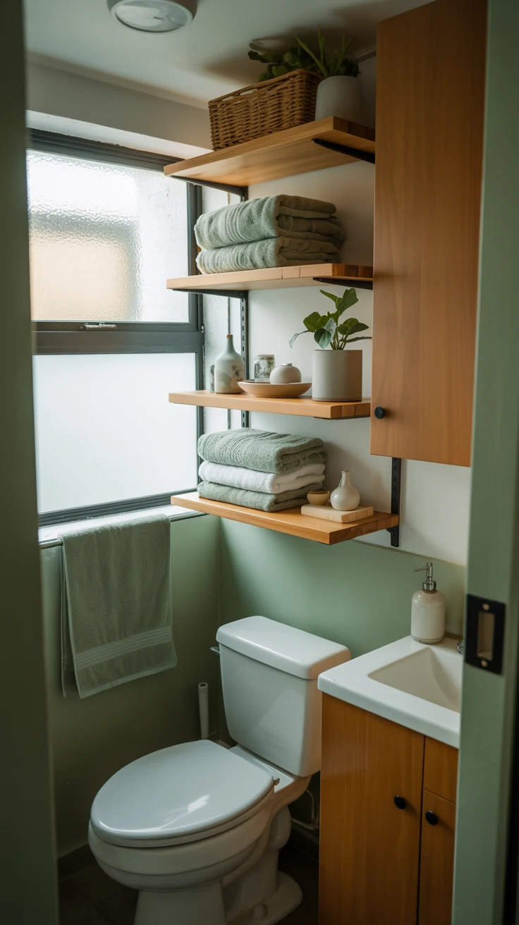 Small bathroom ideas with modern design and smart space-saving layout