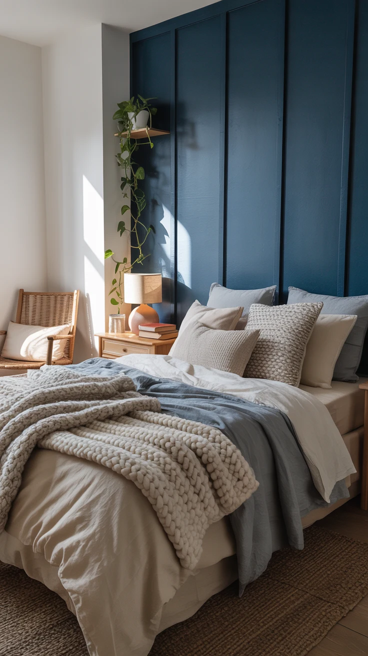 Small cozy bedroom ideas with warm and stylish setup