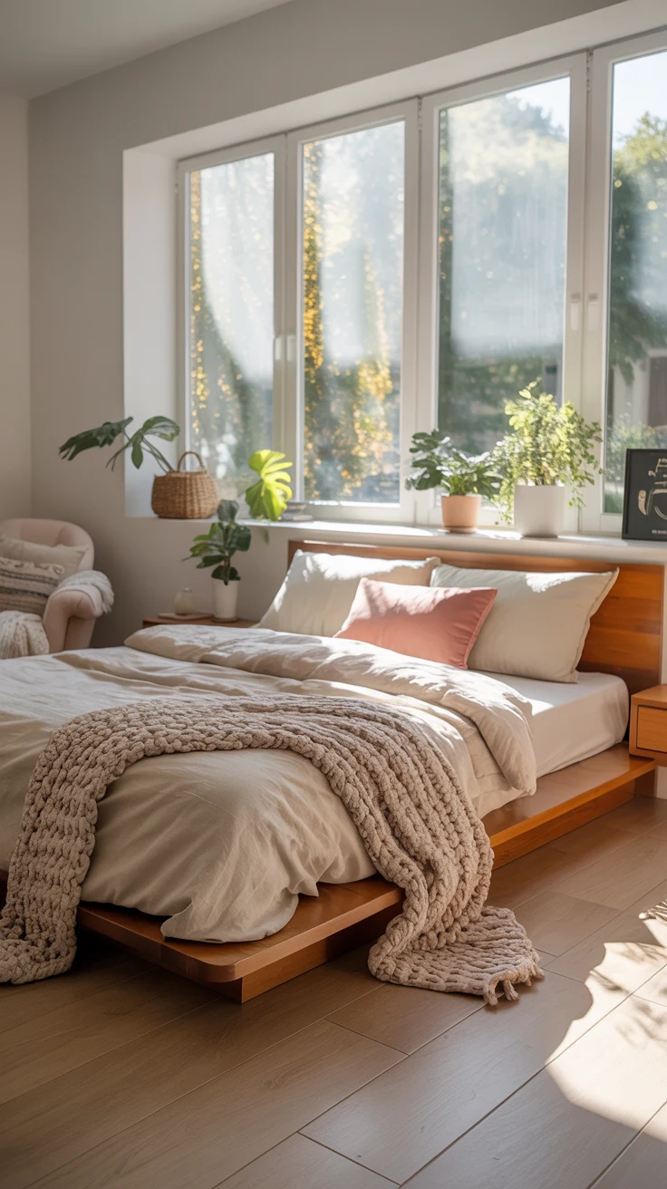 Small cozy bedroom ideas with warm and stylish setup